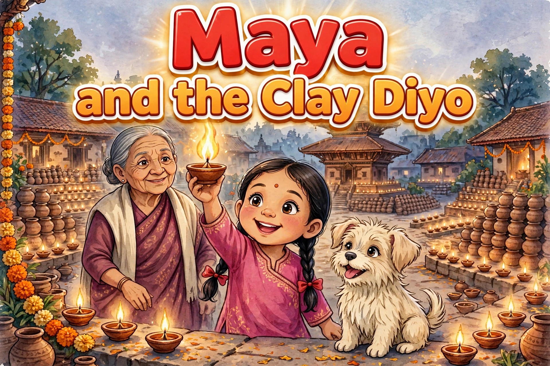 Maya and the Clay Diyo — cover